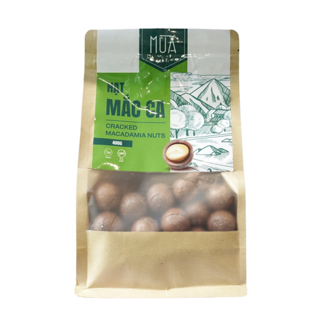  Hạt Mắc Ca Sấy nứt vỏ Mùa 400gr 