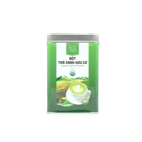  Bột trà xanh hữu cơ Mùa 100g 
