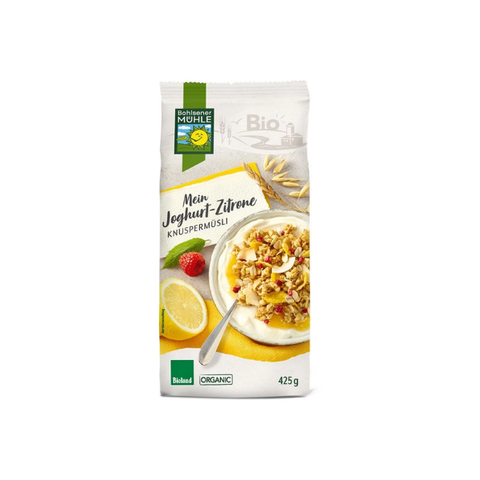  Ngũ cốc giòn vị sữa chua chanh hữu cơ Muehle 400gr 