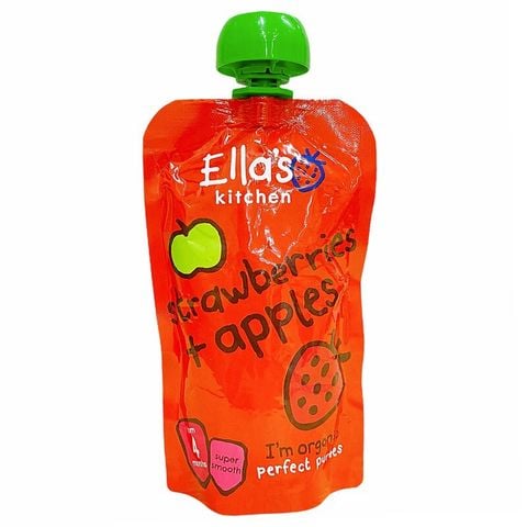  Hoa quả nghiền Ella's Kitchen vị dâu táo 120g 