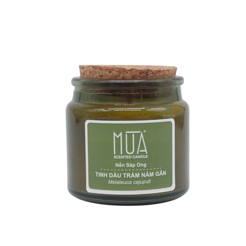  Nến sáp ong tinh dầu tràm năm gân Mùa 85gr 