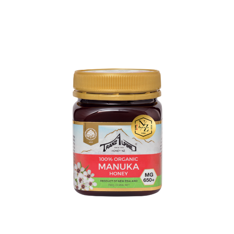  Mật ong Manuka hữu cơ TranzAlpine MG 650+ (250g) 