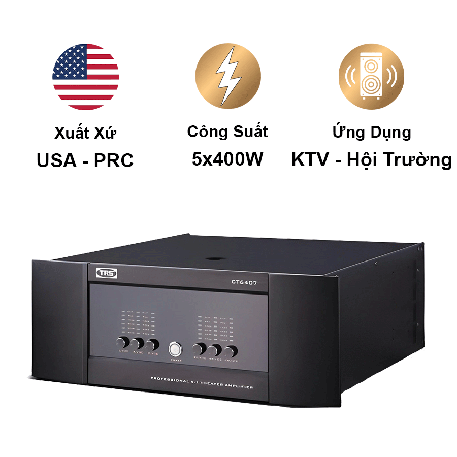 Cục Đẩy Công Suất Xem Phim TRS CT-6407