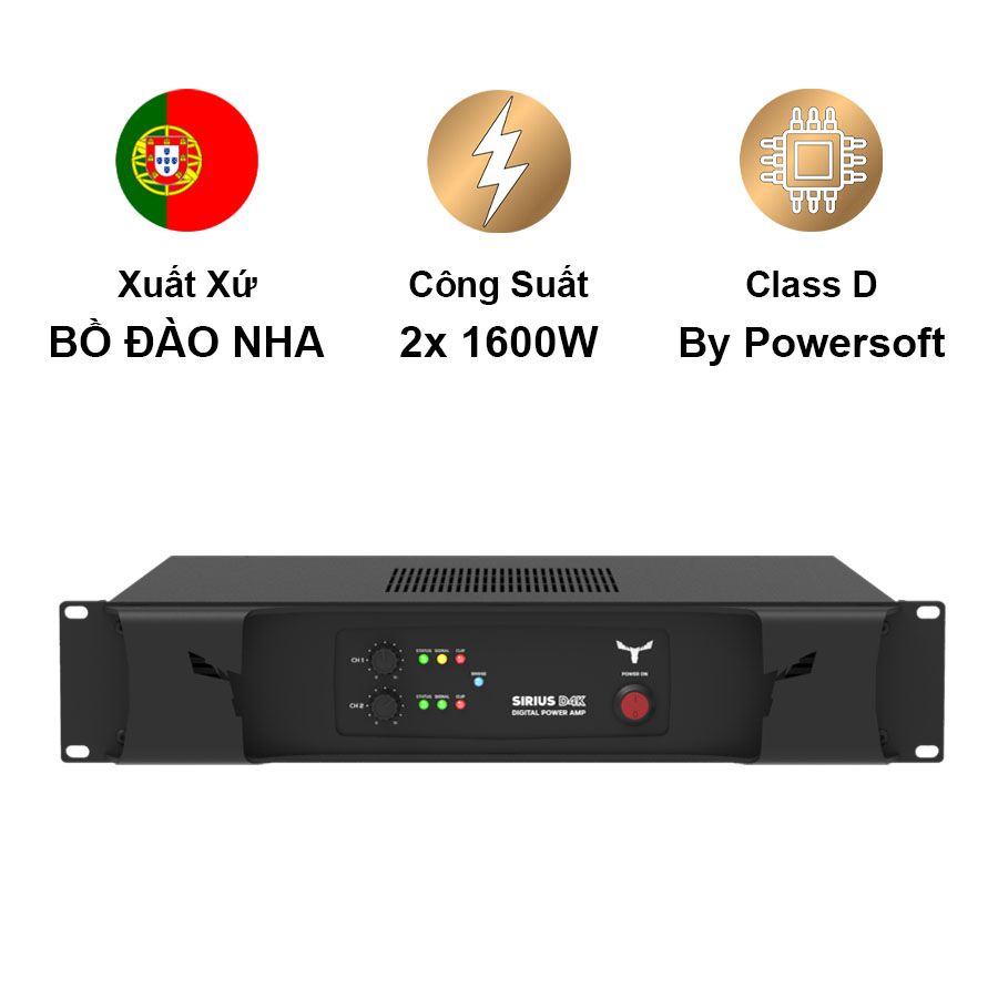 Cục Đẩy Công Suất MOOSE D4K