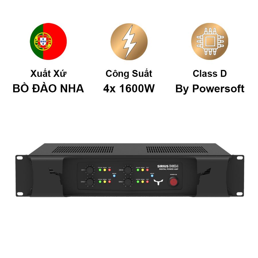 Cục Đẩy Công Suất MOOSE D6K4