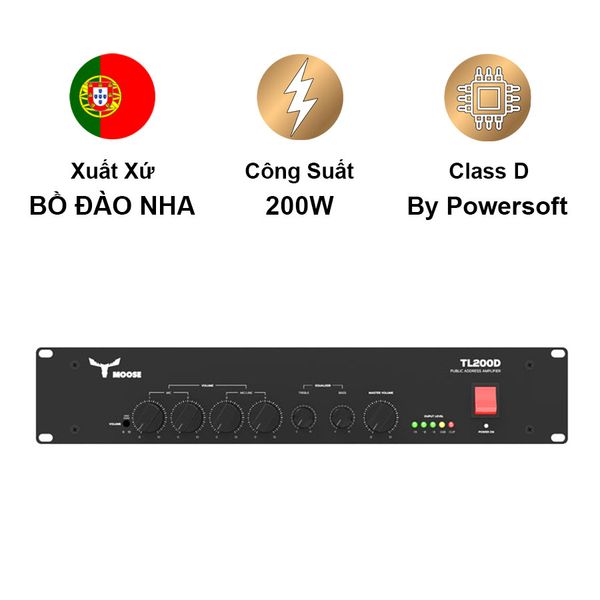 Cục Đẩy Công Suất MOOSE TL200DT