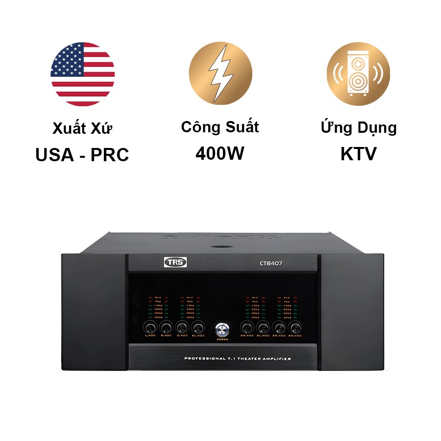 Cục Đẩy Công Suất Xem Phim TRS CT-8407
