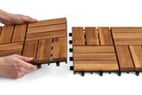  Deck Tile - Checker Pattern - Round Joints 