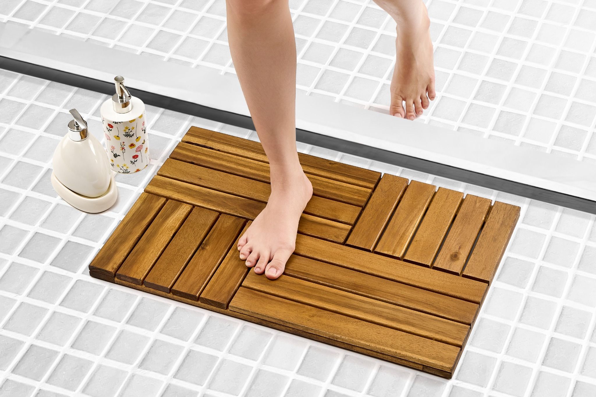  Wood Bathmat 