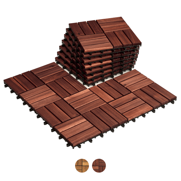  Deck Tile - Checker Pattern - Round Joints 