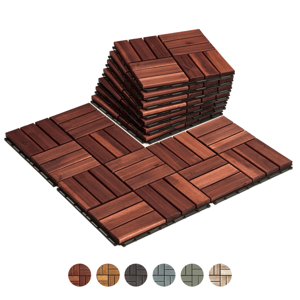  Deck Tile - Checker Pattern - Square Joints 