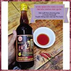 Nước Mắm Cốt (Nhỉ) Phú Quốc 30N – Thùng 6 Chai 520ml