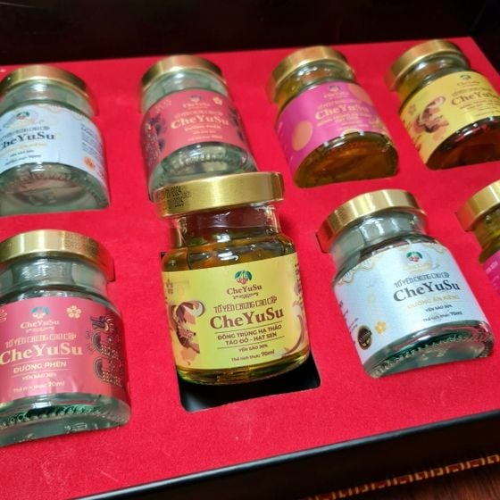 CHEYUSU - YẾN CHƯNG ĐÔNG TRÙNG HẠ THẢO - TÁO ĐỎ - HẠT SEN