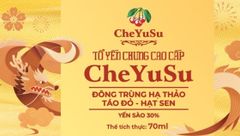 CHEYUSU - YẾN CHƯNG ĐÔNG TRÙNG HẠ THẢO - TÁO ĐỎ - HẠT SEN