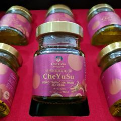 TỔ YẾN CHƯNG CAO CẤP CHEYUSU ĐÔNG TRÙNG HẠ THẢO, HẠT CHIA - CHAI 70ML