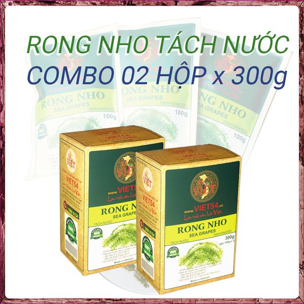 Combo 02 hộp rong nho (300gr/hộp)