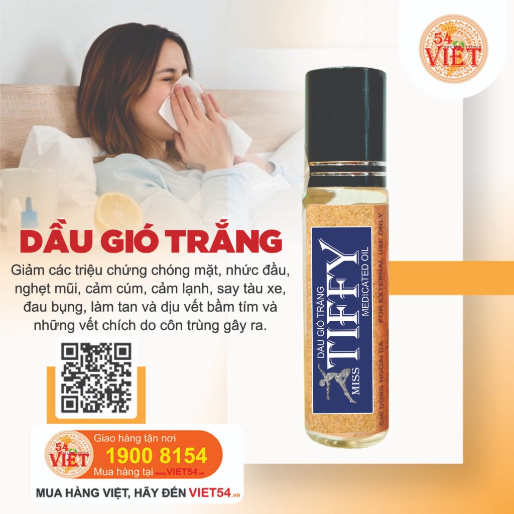 Combo 5 Chai Dầu Gió Trắng - Miss TIFFY