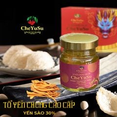 TỔ YẾN CHƯNG CAO CẤP CHEYUSU ĐÔNG TRÙNG HẠ THẢO, HẠT CHIA - CHAI 70ML