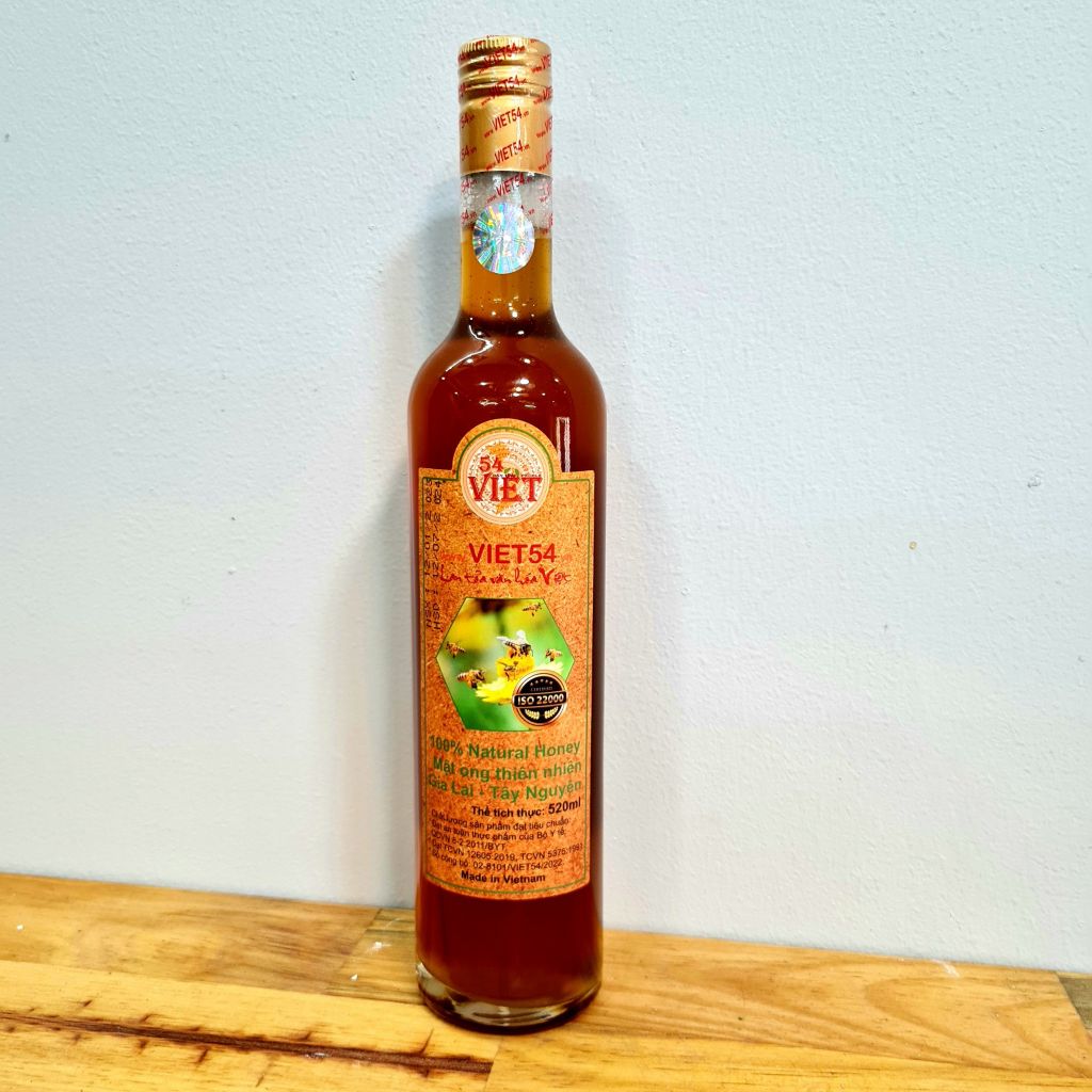 Mật Ong Thiên Nhiên Gia Lai – Tây Nguyên – Chai 520ml