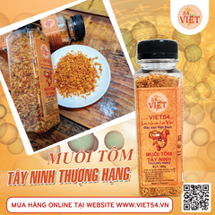 Muối Tôm Tây Ninh Thượng Hạng – Chai 160g