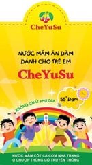 Nước Mắm Ăn Dặm Cheyusu Dành Cho Trẻ Em - Chai 110ml