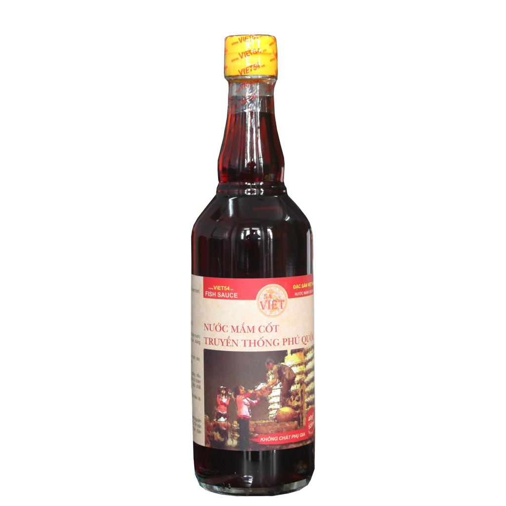 Nước Mắm Cốt Truyền Thống Phú Quốc 40N – Không chất phụ gia - Thùng 6 Chai 520ml