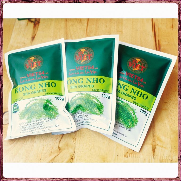 Rong Nho Tách Nước – 300g/Hộp (Gồm 03 Gói 100gr)