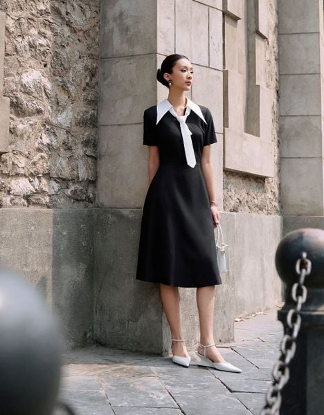  ĐẦM DÁNG A PHỐI CỔ ĐỨC 