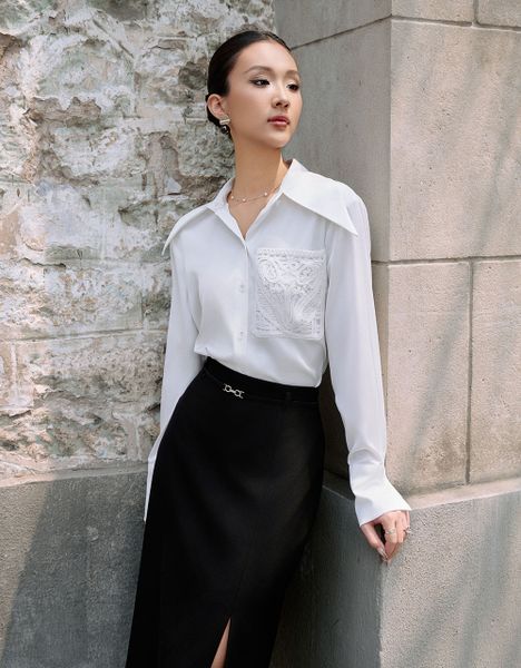  CHÂN VÁY XẺ TRƯỚC 