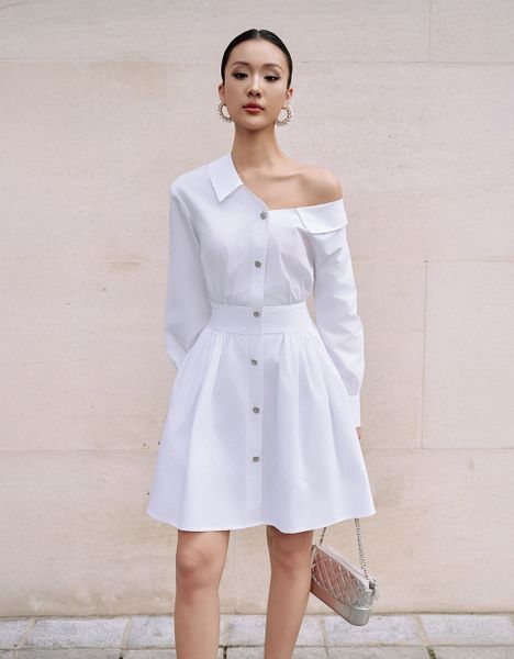  ĐẦM HỞ VAI CỔ LIỀN 