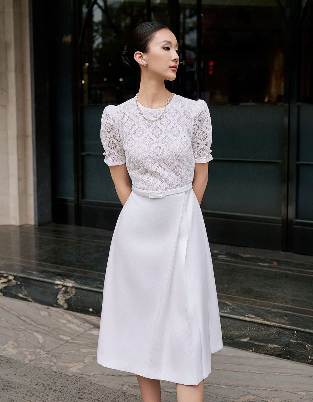  ĐẦM PHỐI REN THÂN TRÊN 