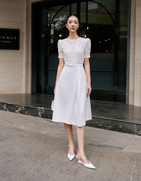  ĐẦM PHỐI REN THÂN TRÊN 