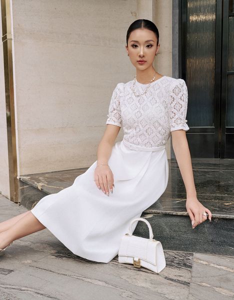  ĐẦM PHỐI REN THÂN TRÊN 