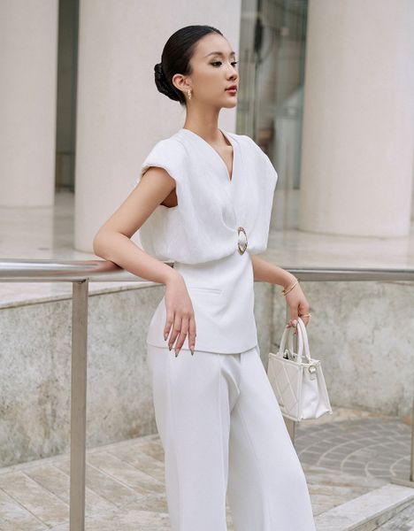  ÁO PHỐI SÓNG TRẮNG 