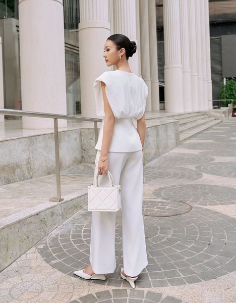  ÁO PHỐI SÓNG TRẮNG 