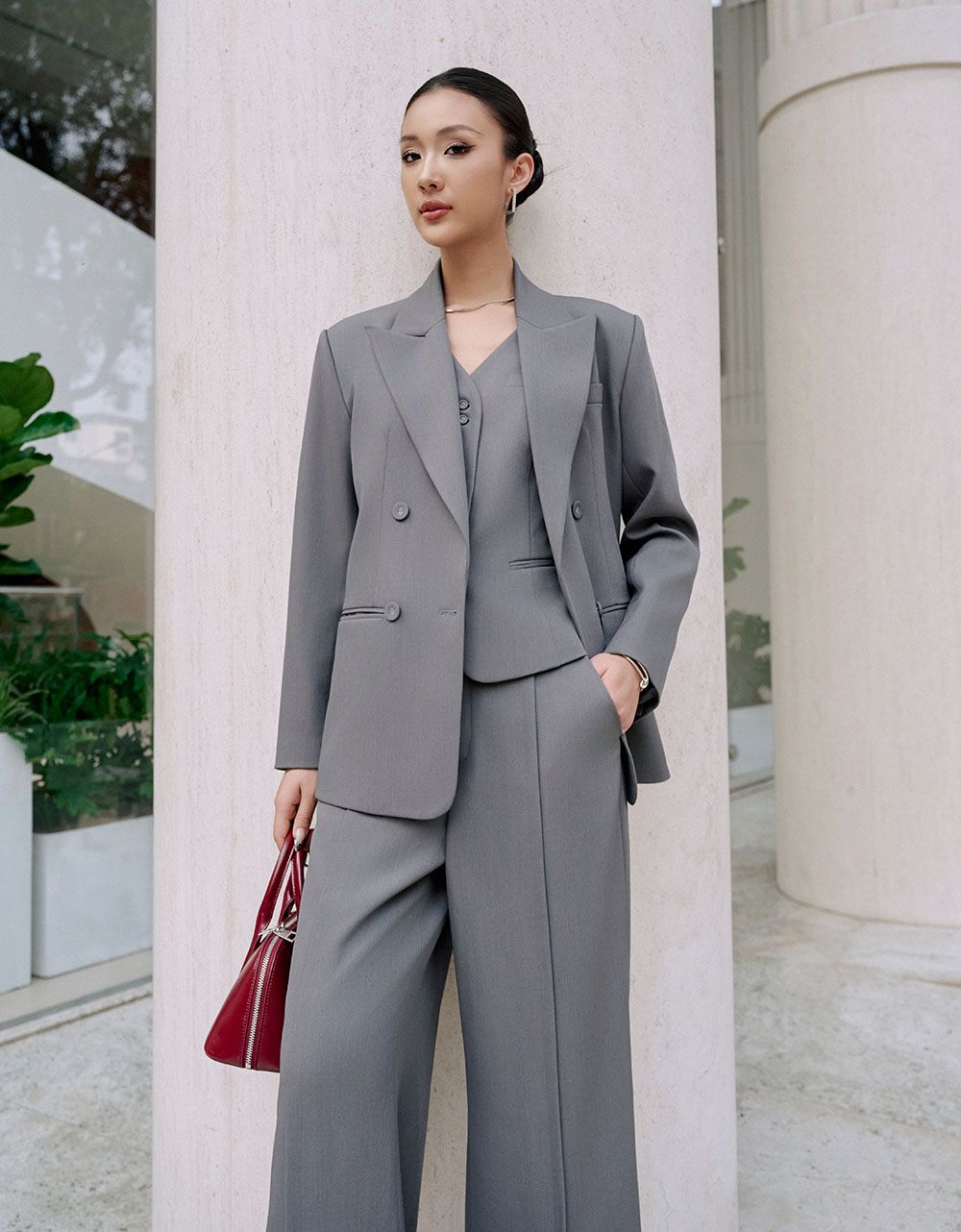  QUẦN XUÔNG XẺ THÂN TRƯỚC 