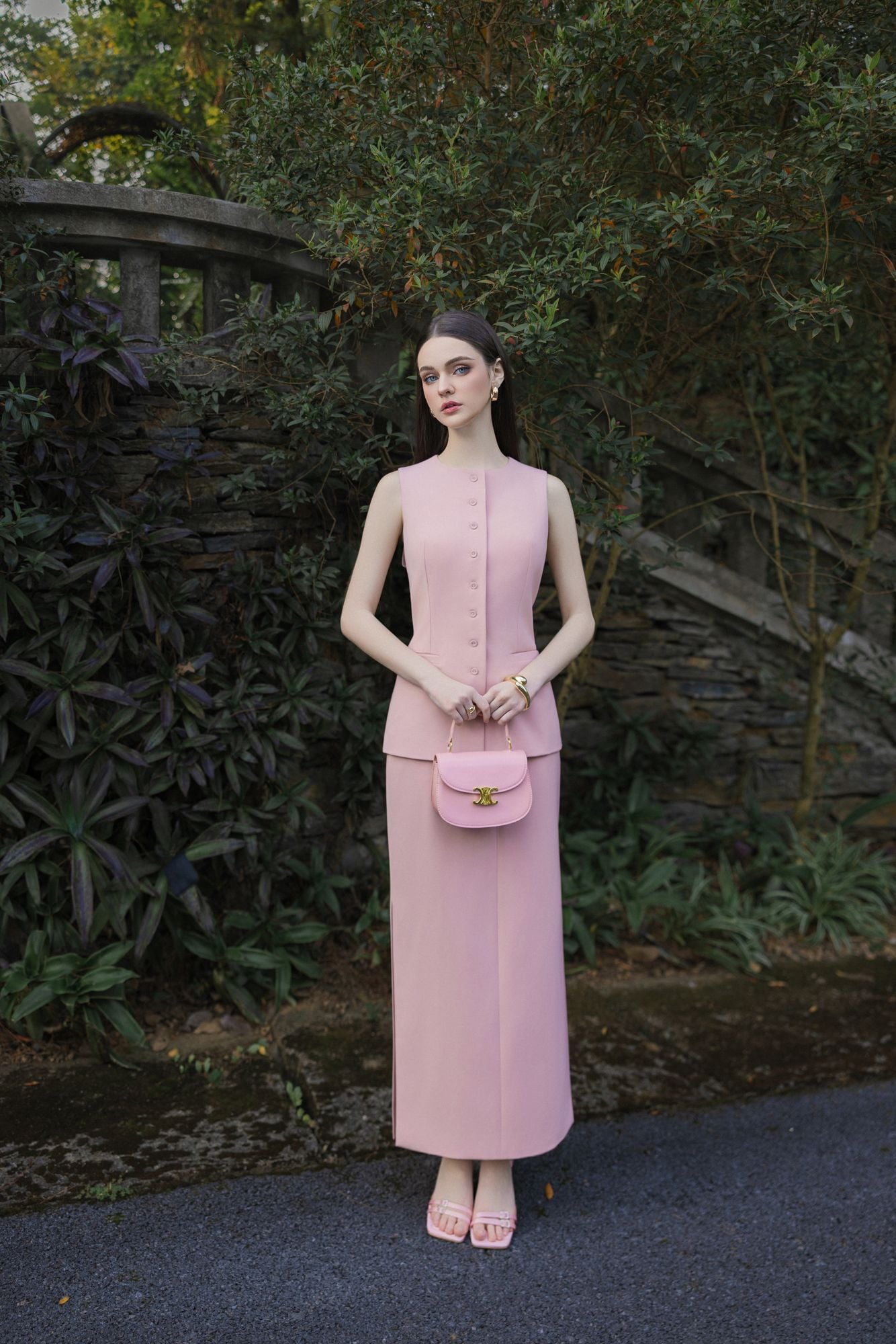  ÁO GILE EO DÁNG DÀI 9 CÚC 