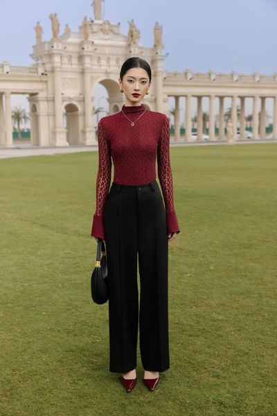  ÁO REN PHỐI MĂNG SÉC TAY 