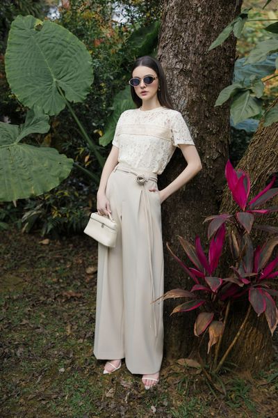  QUẦN DÀI ỐNG RỘNG LY SÚP BE 