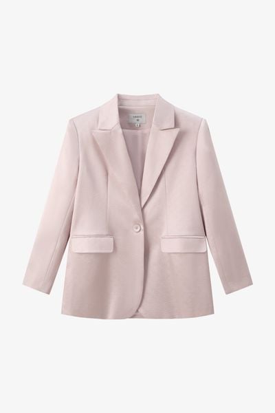  ÁO BLAZER LỤA VÂN CHÌM 