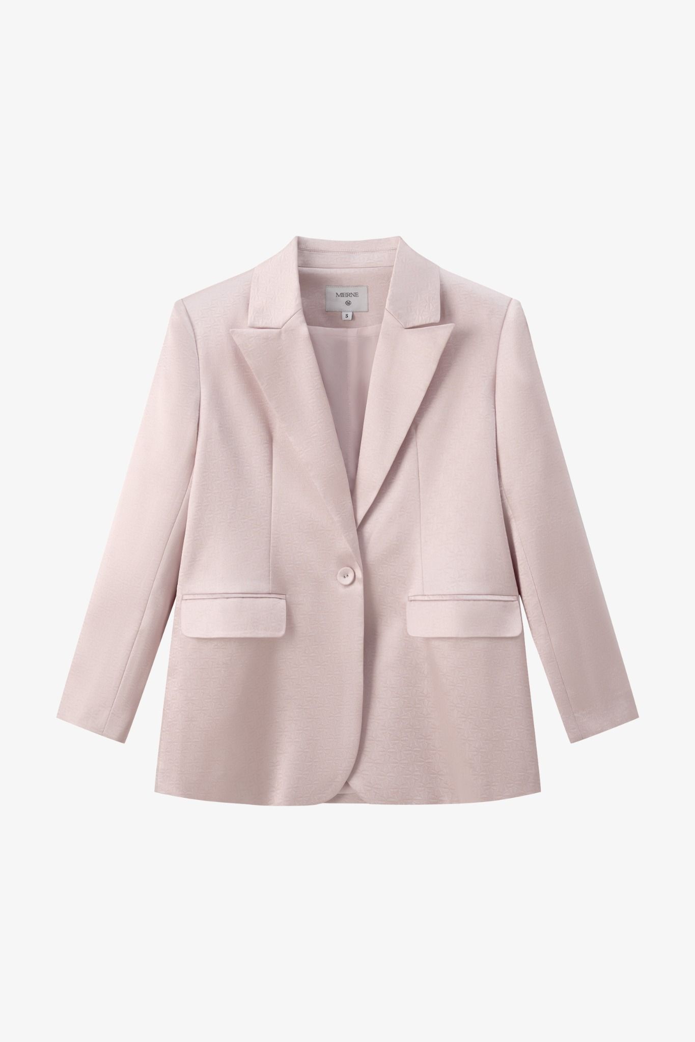  ÁO BLAZER LỤA VÂN CHÌM 