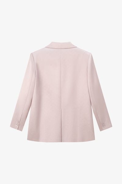  ÁO BLAZER LỤA VÂN CHÌM 