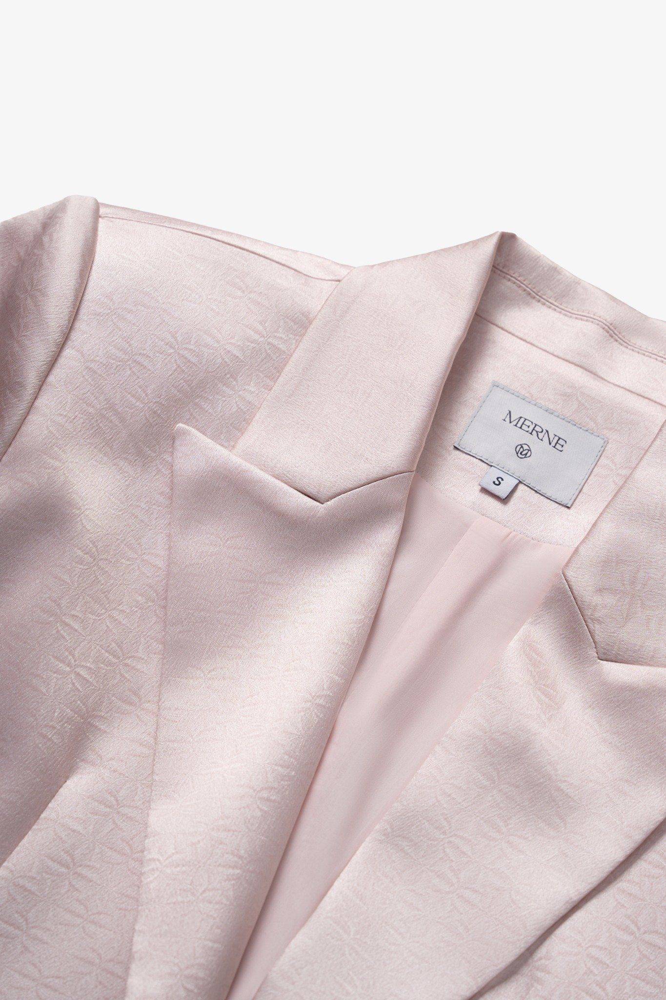  ÁO BLAZER LỤA VÂN CHÌM 