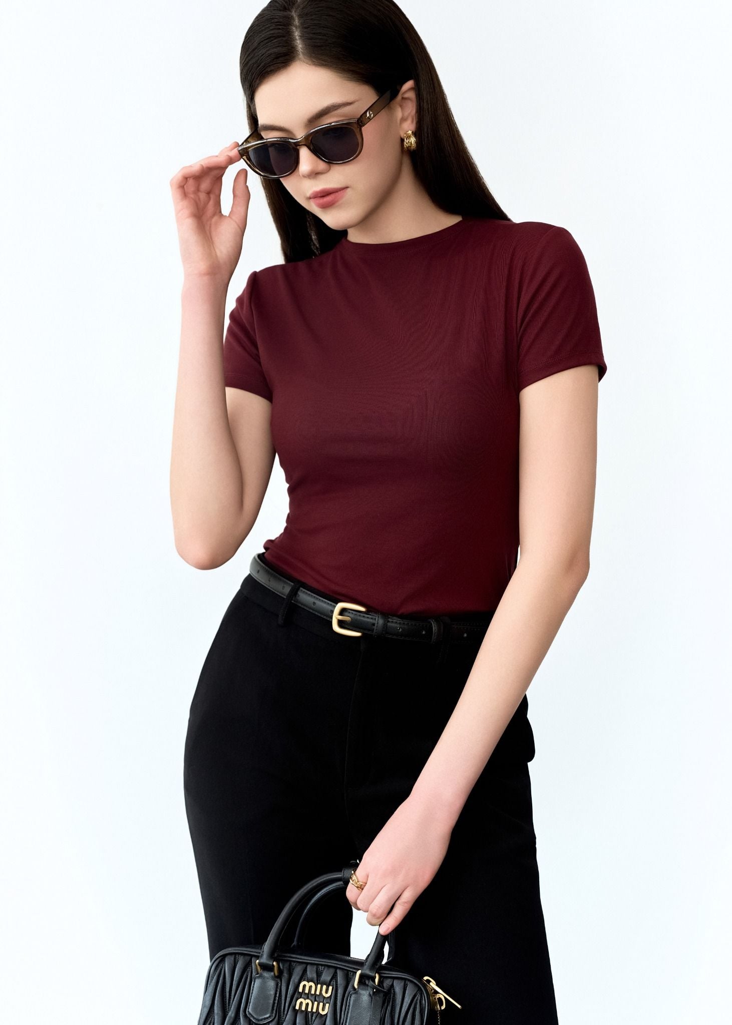  QUẦN ĐEN DÀI ỐNG VẨY 