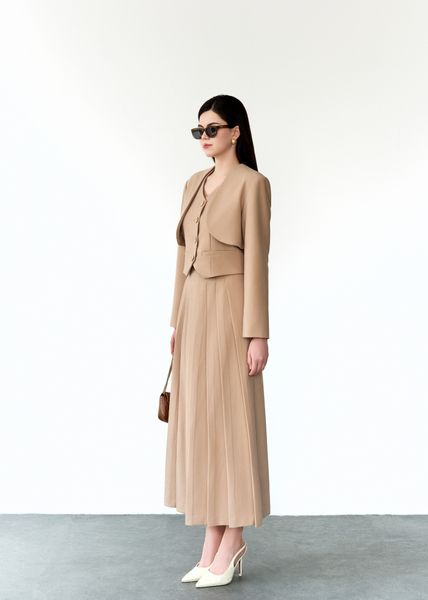  ÁO VEST LỬNG VẠT TRÒN 