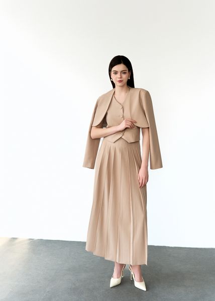  ÁO VEST LỬNG VẠT TRÒN 