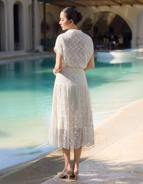  ÁO SƠ MI REN TAY HẾN 