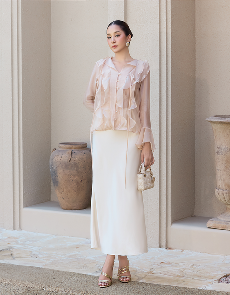  CHÂN VÁY LỤA ĐUÔI CÁ 