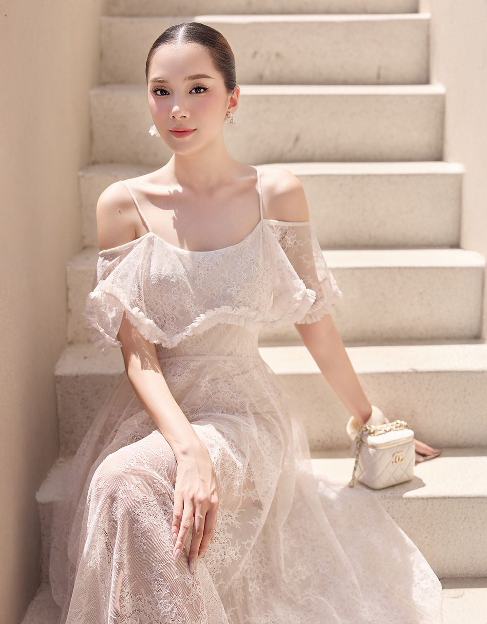  ĐẦM REN BÈO ĐỔ THÂN TRÊN 