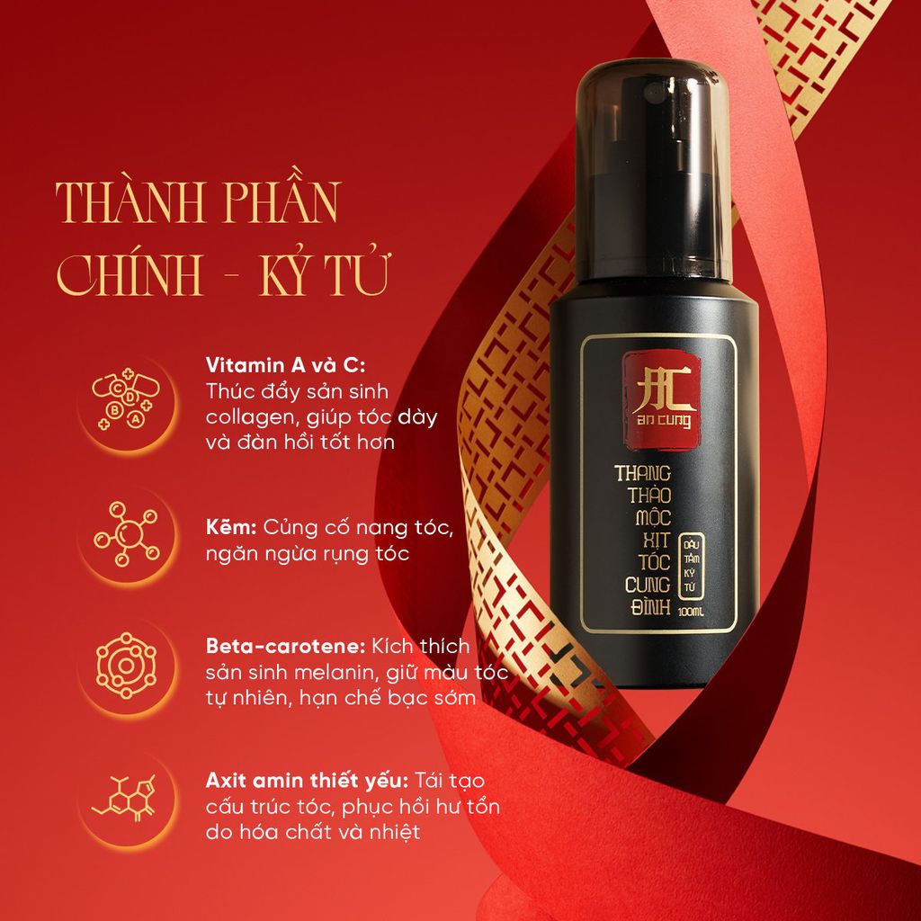 THANG THẢO MỘC XỊT TÓC CUNG ĐÌNH